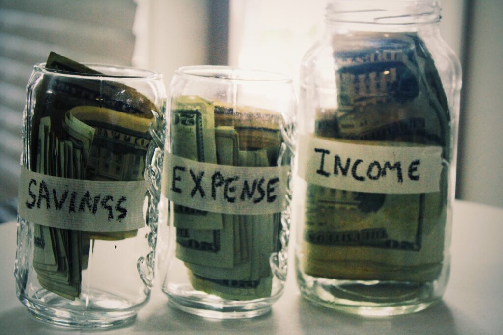 Saving Expenses Income