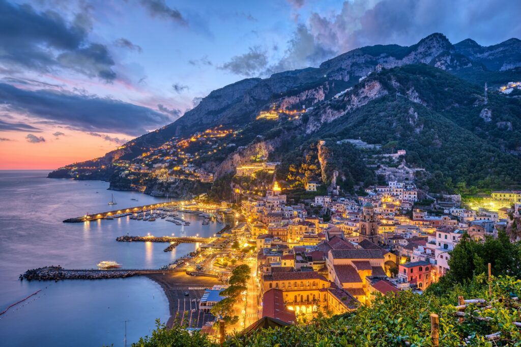 The beautiful village of Amalfi